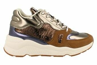 Berca Shoes Pepe Jeans Sneaker Laag Dames Harlow Space Chunky - Camel aanbieding