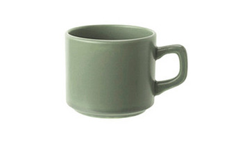 Makro Cosy & Trendy Koffietas Tower green Ø 7,5 cm groen aanbieding