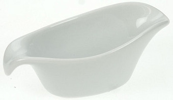 Makro Cosy & Trendy Sauskommetje 14 cl 17 x 5 cm wit aanbieding