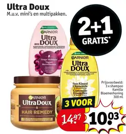 Kruidvat Garnier ultra doux hair remedy aanbieding