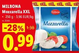 Lidl Mozzarella aanbieding