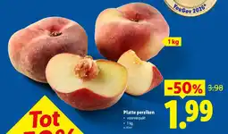 Lidl Platte perziken aanbieding