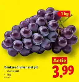 Lidl Donkere druiven met pit aanbieding