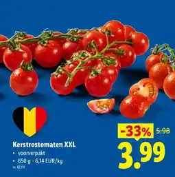 Lidl Kerstrostomaten XXL aanbieding