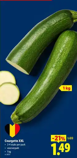 Lidl Courgette XXL aanbieding