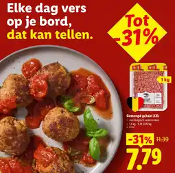 Lidl Gemengd gehakt XXL aanbieding