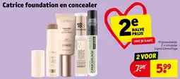 Kruidvat Catrice foundation en concealer aanbieding