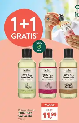 Holland & Barrett 100% pure castorolie aanbieding