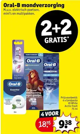 Kruidvat Oral-B mondverzorging aanbieding