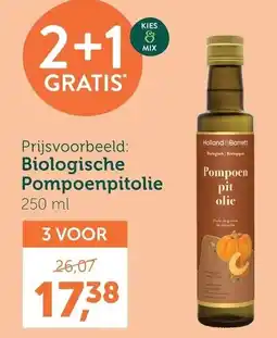 Holland & Barrett Biologische pompoenpitolie aanbieding