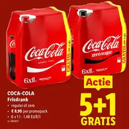 Lidl Coca-Cola Frisdrank aanbieding