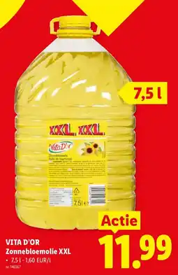 Lidl Vita d'or zonnebloemolie xxl aanbieding