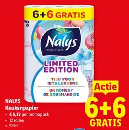 Lidl Nalys keukenpapier aanbieding