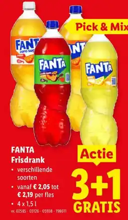 Lidl Fanta frisdrank aanbieding