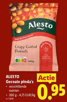 Lidl Alesto Gecoate pinda's aanbieding