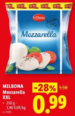 Lidl Mozzarella aanbieding