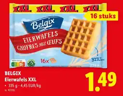 Lidl Belgix Eierwafels XXL aanbieding