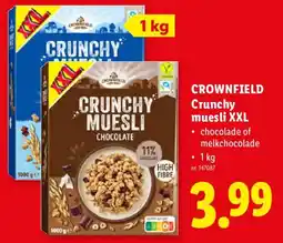 Lidl Crownfield crunchy muesli aanbieding