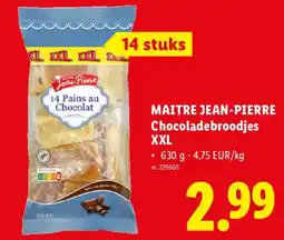 Lidl Maitre jean-pierre chocoladebroodjes aanbieding
