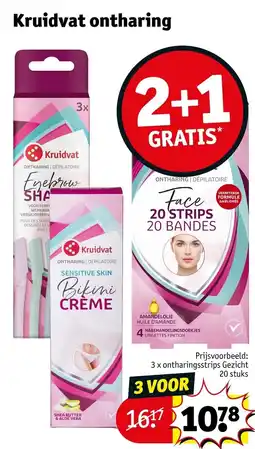 Kruidvat Kruidvat ontharing aanbieding
