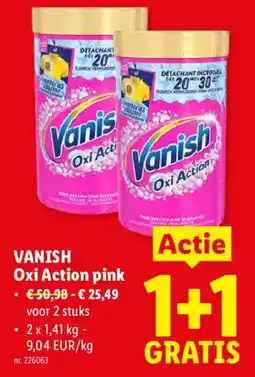 Lidl Vanish Oxi Action pink aanbieding