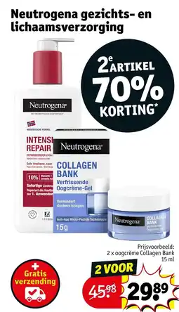 Kruidvat Neutrogena gezichts- en lichaamsverzorging aanbieding
