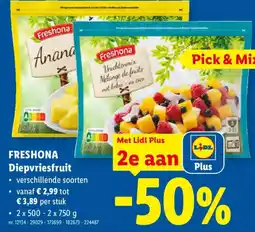 Lidl Freshona Diepvriesfruit aanbieding