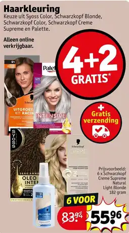 Kruidvat Haarkleuring aanbieding