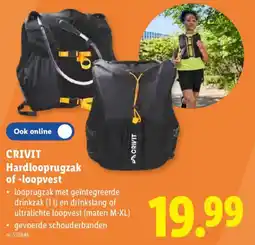 Lidl Crivit hardlooprugzak of -loopvest aanbieding