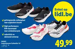Lidl Crivit loopschoenen carbonlite 1.0 aanbieding