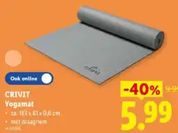 Lidl Crivit yogamat aanbieding