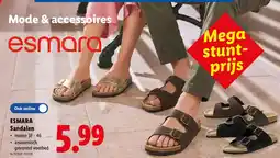 Lidl Esmara sandalen aanbieding