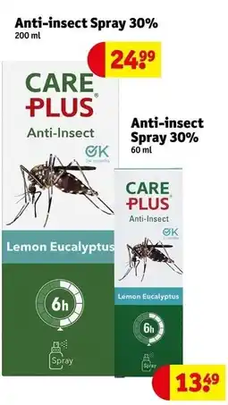 Kruidvat Care plus anti-insect spray aanbieding