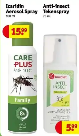 Kruidvat Care plus anti-insect family aanbieding