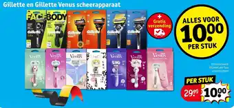 Gillette en gillette venus scheerapparaat