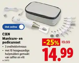 Lidl Cien manicure- en pedicureset aanbieding