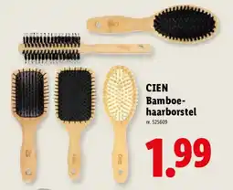 Lidl Cien bamboe-haarborstel aanbieding