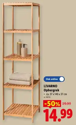 Lidl Livarno opbergrek aanbieding
