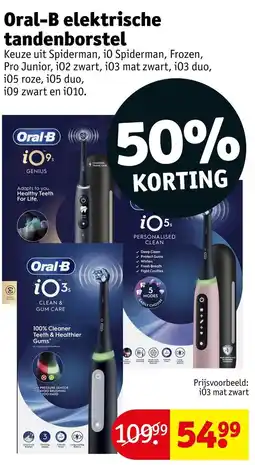 Kruidvat Oral-B elektrische tandenborstel aanbieding
