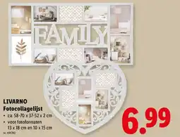 Lidl Livarno fotocollagelijst aanbieding