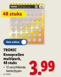 Lidl Tronic knoopcellen multipack aanbieding