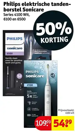 Kruidvat Philips elektrische tandenborstel Sonicare aanbieding