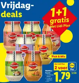 Lidl Pauwels sauzen aanbieding