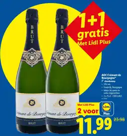 Lidl Crémant de Bourgogne aanbieding