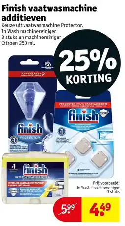 Kruidvat Finish vaatwasmachine additieven aanbieding