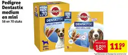 Kruidvat Pedigree Dentastix medium en mini aanbieding