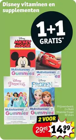 Kruidvat Disney vitamines en supplementen aanbieding