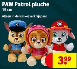Kruidvat PAW Patrol pluche aanbieding