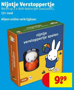 Kruidvat Nijntje verstoppertje spelen aanbieding