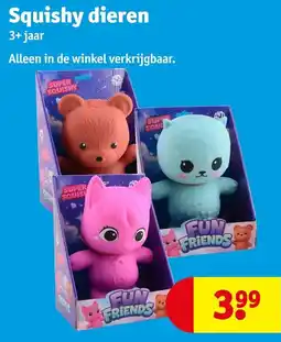 Kruidvat Squishy dieren aanbieding